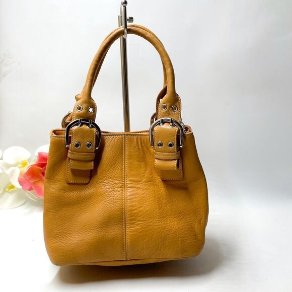 Tignanello Fine Leather Handbag Tan Medium - Picture 3 of 10